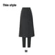 thumbnail image 2 of Pantalones de vestir térmicos de invierno y otoño para mujer, pantalones de chándal de Color sólido de estilo informal grueso, mallas de Prendas para la parte inferior del cuerpo Gris oscuro METRO Sonducket AP013485-10, 2 of 6