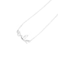 thumbnail image 3 of Silver Pendant Necklace Beautiful Elegant Adjustable Cute Dove Bird Pendant Necklace for Women Platinum, 3 of 7