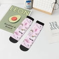 thumbnail image 7 of Fuzoiu No Drama Llama Print Adult Socks, Crew Moisture-wicking Socks, Unisex Cushion Crew Socks,Casual Sports Ankle Socks, 7 of 7