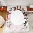 thumbnail image 5 of Castle Fairy Western Cowgirl Boots Hats 4 Pieces Queen Sheet Sets for Teens,Vintage Bull Skull Ultra Soft Flat Sheet,Southwestern Theme Queen Fitted Sheet,Microfiber Bedroom Decor, 5 of 7