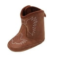 thumbnail image 5 of Fozruso Autumn And Winter Baby Boots Cowboy Boots 0 12 Months Old Baby Fashion Embroidered Cartoon Mid Calf Boots,Boys Boots Sizes 12 Toddler(1-4 Months), 5 of 6