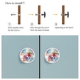 thumbnail image 4 of 4 Pcs Skull Knobs for Kitchen Cabinet Cupboard Dresser Bookcase Drawer Pulls Handles Round Home Decor, 4 of 5