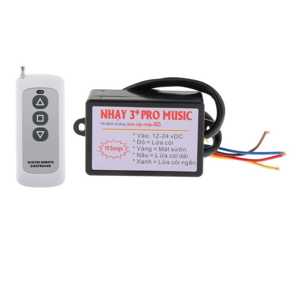 Controlador de bocina de coche, altavoz de bocina eléctrica, unidad de control de fácil instalación para coche 10 efectos de sonido