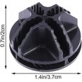 thumbnail image 3 of Pack of 20 Plastic Cube Wire Connectors for Storage Cubes Shelving and Modular Wardrobe Organizer Dressing Room Clasp Buckle Clip (Black)), 3 of 5