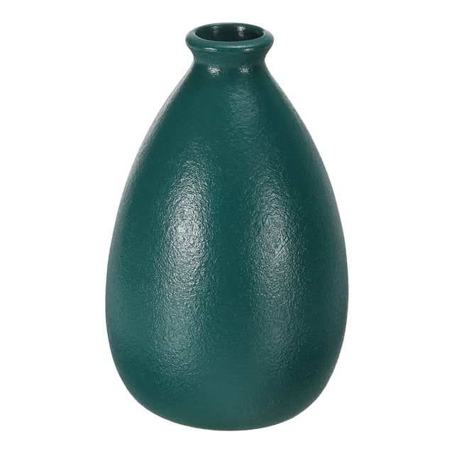 Unique Bargains Flower Vase, Ceramic Vases Matte Small Floral Vases for Home Decor, Dark Green