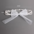 thumbnail image 7 of MyBeauty Baby Hair Band Newborn Comfortable Bows Baptism Toddler Elastic Lace Headband for Baby White, 7 of 7