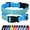 Blue, variant on Pet Artist 	Reflective Nylon Personalized Dog Collars Embroidered Custom ID Name Phone Number