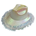 thumbnail image 4 of Shiny Cowgirl Hats Dress up Western Cowboy Hat for Women Girls Bridal Shower White, 4 of 8