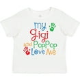 thumbnail image 3 of Inktastic My Gigi and Poppop Love Me Boys or Girls Toddler T-Shirt, 3 of 5