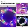 thumbnail image 3 of OULII 8Pcs Novelty String Lights White Plastic Decoration for Outdoor Garden, 3 of 7