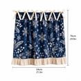 thumbnail image 3 of Christmas Oven Skirt Curtain, Kitchen Stove Skirt Cover with Tie Top, Rustic Xmas Botanical Decorative Cabinet Cover Dishwasher Curtain for Farmhouse Decor, 3 of 5