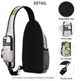 thumbnail image 2 of Educational Bookshelf Sling Backpack for Readers, Library Book Print Crossbody Daypack, Book Lover Gift Bag, 2 of 5