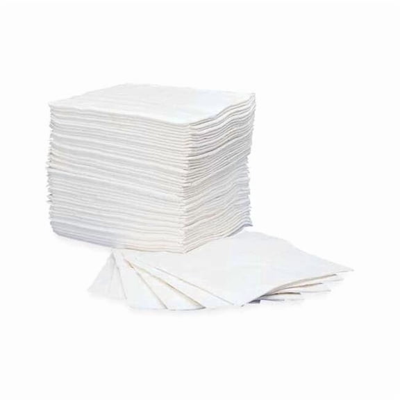 Oil-Dri Sorbent Roll, 49 gal, 30 in x 3 1/3 ft, Oil, White, Polypropylene L90853