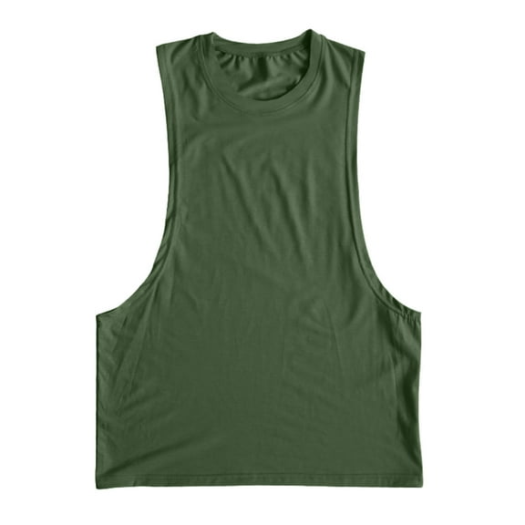 Mens Tank Top Thin Quick Dry Gym Cut Off Sleeveless T Shirts Breathable Vest Regular Fit Men'sTank Tops