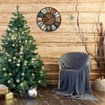 thumbnail image 3 of Topboutique 12" Quartz French Country Retro Indoor Wall Clock, Silent Mechanism, 3 of 4