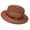 Brown, variant on Hollow Crochet Straw Hats for Women Men Casual Short Brim Woven Straw Boater Hat for Beach Vacation