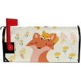 thumbnail image 5 of Coolnut Mailbox Covers, Magnetic Standard Size Mother's Day Foxes Seasonal Mail Wraps for Home Outdoor Decor, 20.7"x18.03", 5 of 5