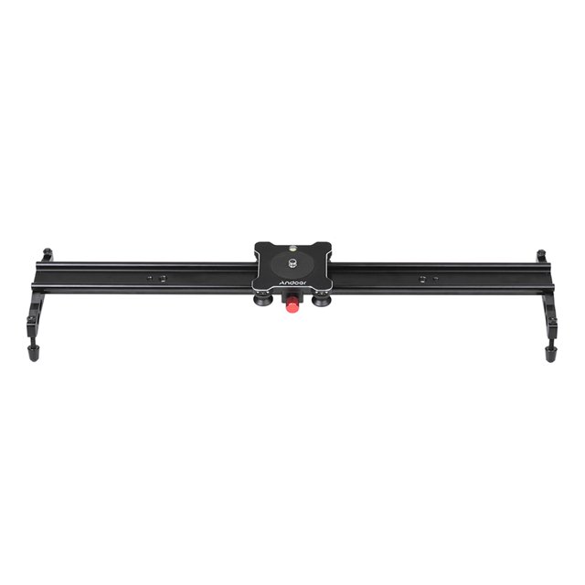 Cámara Control deslizante de pista Andoer 80 cm/32 pulgadas tipo de rodamiento cámara de fotografía riel deslizante cámara SLR/vídeo riel deslizante especial Material de aleación de aluminio rodami Andoer Control deslizante de pista