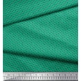 thumbnail image 4 of Soimoi Green Viscose Chiffon Fabric Dot Ikat Decor Fabric Printed Yard 42 Inch Wide, 4 of 4