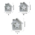 thumbnail image 3 of ZPAQI House Resin Molds for Making Candle Fondant Decorations, 3 of 16