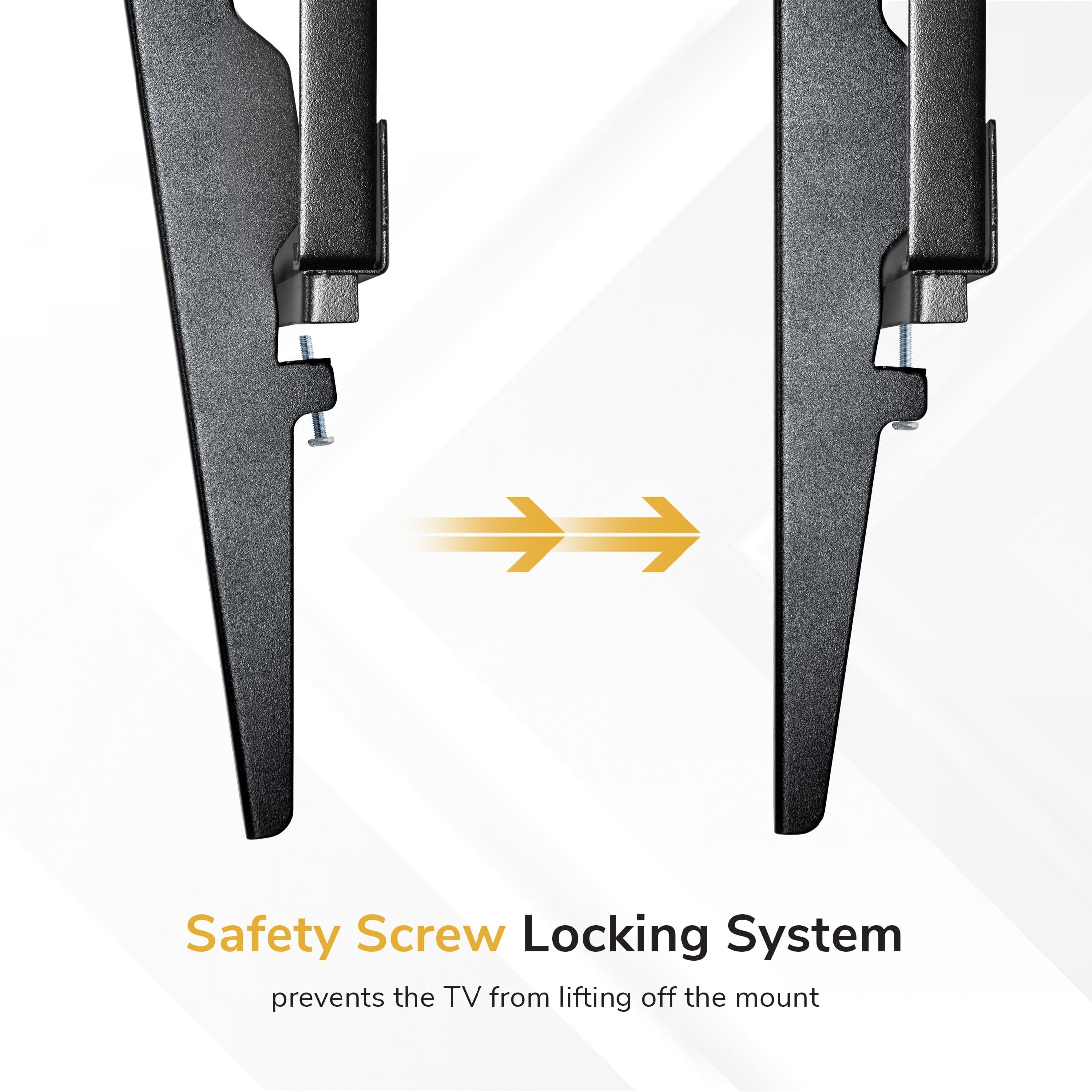 Mount-It!  Low Profile Tilting TV Wall Mount Bracket, Fits 37"-100" TVs, 165 lbs. Capacity