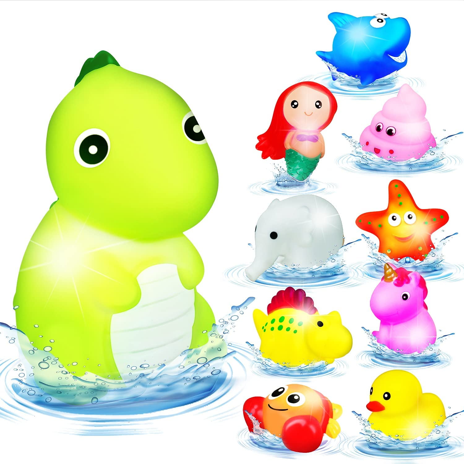 Jouet de Bain Enjoy, Jouets de Piscine pour Enfants, Canard d'eau Jeux Bain  Bébé 0 1 2 3 Ans, Jouets pour Le Bain bébé pour Baignoire, Jouet de Bain  Flottant