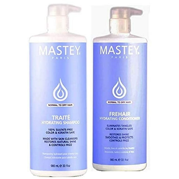 Mastey Traite Shampoo & Frehair Conditioner 33 oz Duo