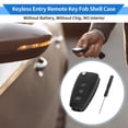 thumbnail image 2 of Unique Bargains Key Shell Case for Ford Transit Custom for Ford Tourneo Mondeo for Ford Mondeo C-max Focus Keyless Entry Remote Key Fob Replacement Case 3 Buttons, 2 of 7