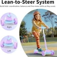 thumbnail image 4 of Kids Scooter with LED Light- Wheels, Adjustable Handlebar, 3 Wheel Folding Scooter for Ages 3-12, 4 of 7