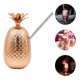 thumbnail image 4 of Vaso de cóctel con forma de piña, vaso de plástico para bebidas, taza decorativa para fiestas con pajita, 450 ml, 4 of 7