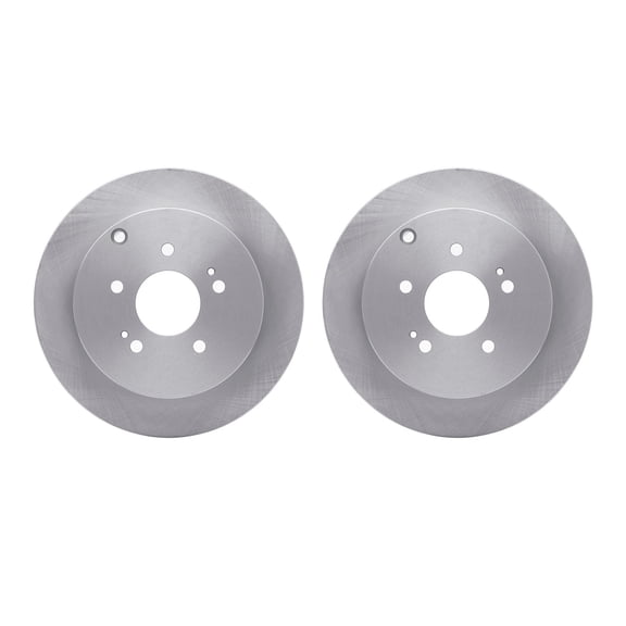 Dynamic Friction Company Rear Brake Rotors 6002-72059