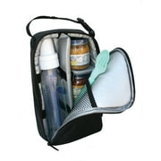J.L. Childress Pack 'N Protect Insulated Cooler Bag for Baby Bottles and Food Containers, Black