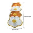 thumbnail image 3 of LSLJS Bathroom Rugs & Flower Blanket - Rug & Non Slip - Bath Mat & Absorbent - Area Rug & Washable for Shower Room Bathroom 19.6x55", 3 of 5