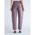 thumbnail image 3 of Scoop Women's and Women's Plus High Rise Tapered Leg Pants, 30'' Inseam, Sizes 0-28W, 3 of 5