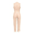 thumbnail image 7 of Women's Jumpsuits Sparkling Sequins High Waisted Waist Smooth Fitted Top Glamorous Fashion Night Party Or formal Occasion Overalls for Women Beige M, 7 of 7