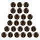 thumbnail image 3 of 300pcs encantos chino Feng Shui suerte riqueza dinero amuleto para pulsera (negro), 3 of 6