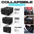 thumbnail image 6 of FORTEM Car Trunk Organizer, Collapsible Multi Compartment SUV Organizer, Foldable Storage for Car Accessories for Women Men, 600D Oxford, Non Slip Bottom, Securing Straps, Soft Cover (65L), 6 of 8