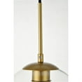 thumbnail image 4 of Baxter 5 Lights Brass Pendant With Clear Glass, 4 of 5