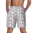 thumbnail image 4 of Goofa Lighthouse And Beacon Printed Men's Swim Trunks Board Shorts Quick Dry Mens Swimming Trunks with Compression Liner,Breathable Fit Hawaii Beach Shorts-XX-Large, 4 of 9