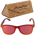 thumbnail image 1 of Gafas Novedosas para Sol VentDepot QBX Series Polarizado+UV400 Policarbonato Madera de Caoba Roja, 1 of 1