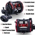 thumbnail image 3 of Sougayilang Trolling Reel Level Wind Conventional Reel Graphite Body Fishing Reel Large Line Capacity, 3 of 9