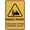 Warning Sign 3, variant on Warning Sign - Maximum Load Capacity 5000 Lbs, Aluminum Rust-Proof Security Sign for Industrial Equipment, Loading Zones, Warehouse Areas, 12x8inch
