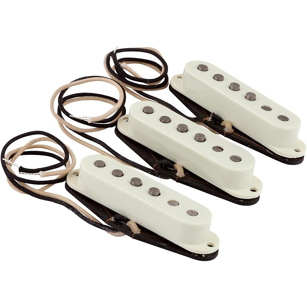 Fender Pure Vintage '59 Strat Pickup Set, Vintage White (3) Model #0992236000