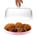thumbnail image 3 of Godinger Cake Stand, Cake Plate Server with Dome, Metal Serving Tray and Shaterproof Acrylic Lid, 3 of 5