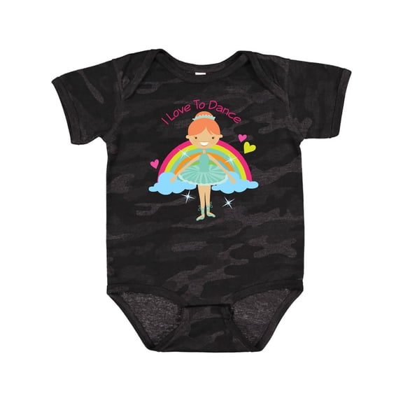 Inktastic I Love To Dance Ballet Girls Baby Bodysuit
