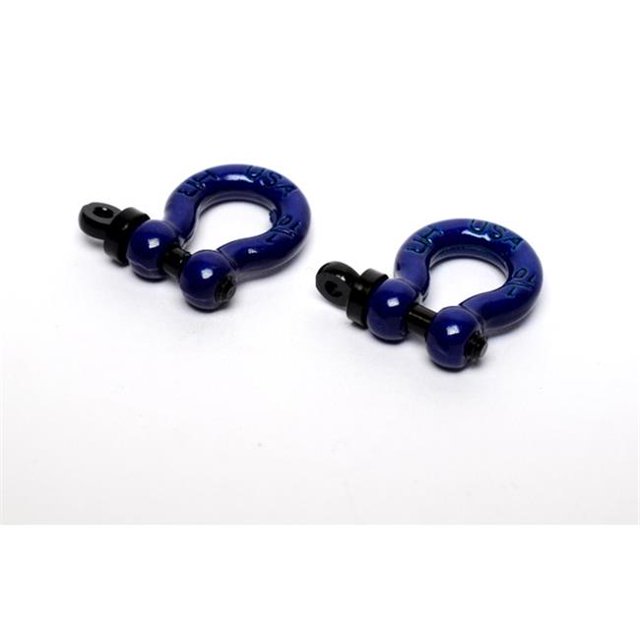 Hot Racing HRAACC808X06 Aluminum 1 by 10 Scale Tow Shackle D-Rings