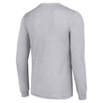 thumbnail image 3 of Men's Starter Heather Gray Los Angeles Chargers Throwback Logo Long Sleeve T-Shirt, 3 of 3