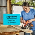 thumbnail image 6 of BLACK+DECKER 20V MAX* POWERCONNECT 5-1/2 in. Cordless Circular Saw, Tool Only, (BDCCS20B), 6 of 14