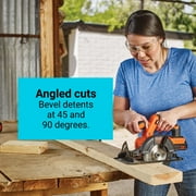 BLACK+DECKER 20V MAX* POWERCONNECT 5-1/2 in. Cordless Circular Saw, Tool Only, (BDCCS20B)