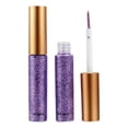 thumbnail image 1 of Fiudx Delineador de Ojos con Purpurina, Delineador Líquido Profesional con Pincel Fino, Maquillaje de Ojos Resistente Al Agua y de Larga Duración, Colores Brillantes y Fascinantes, Looks Glamurosos p, 1 of 2